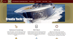 Desktop Screenshot of croatia-yacht-service.com